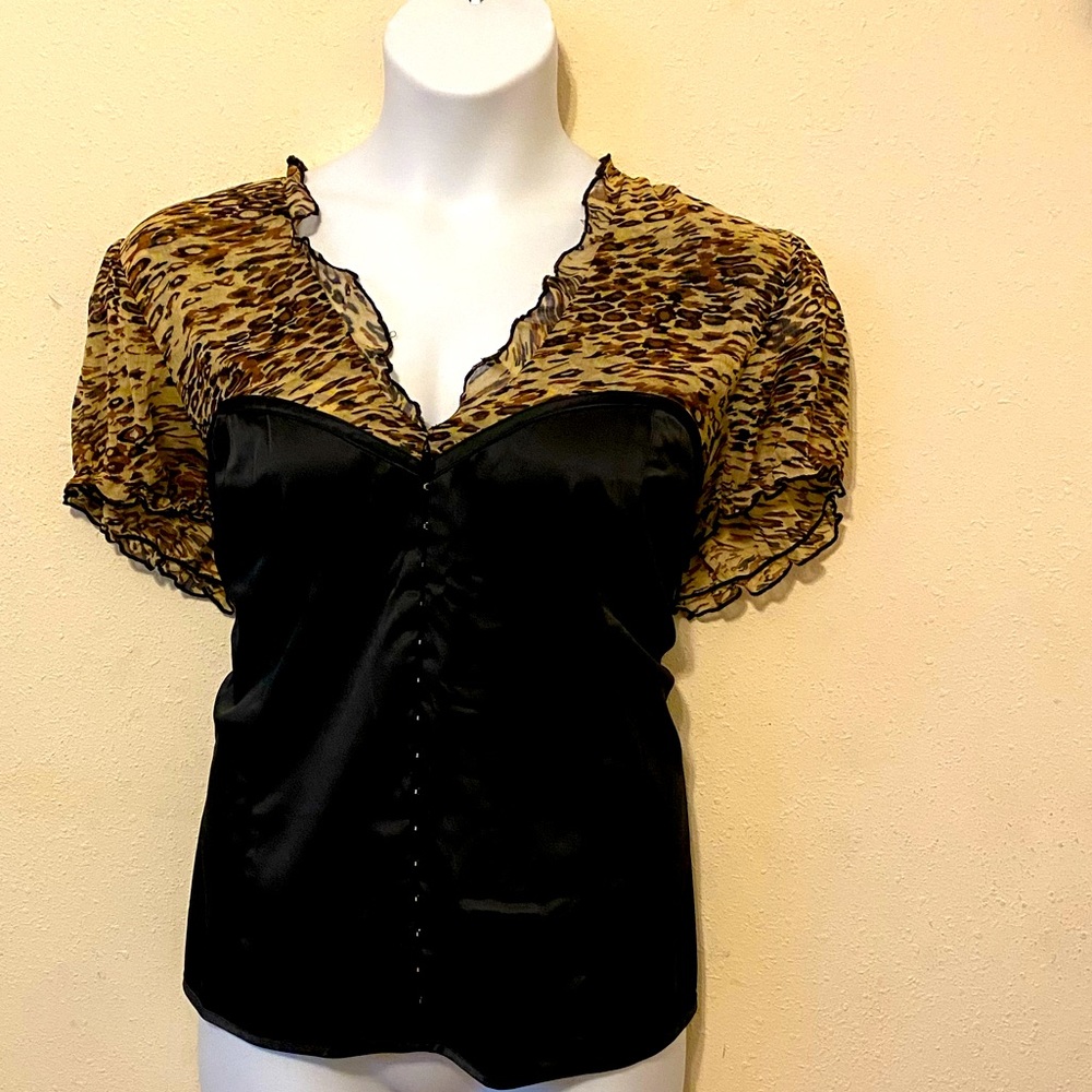Vintage TORRID Animal print blouse